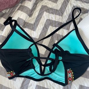 V neck bikini top
